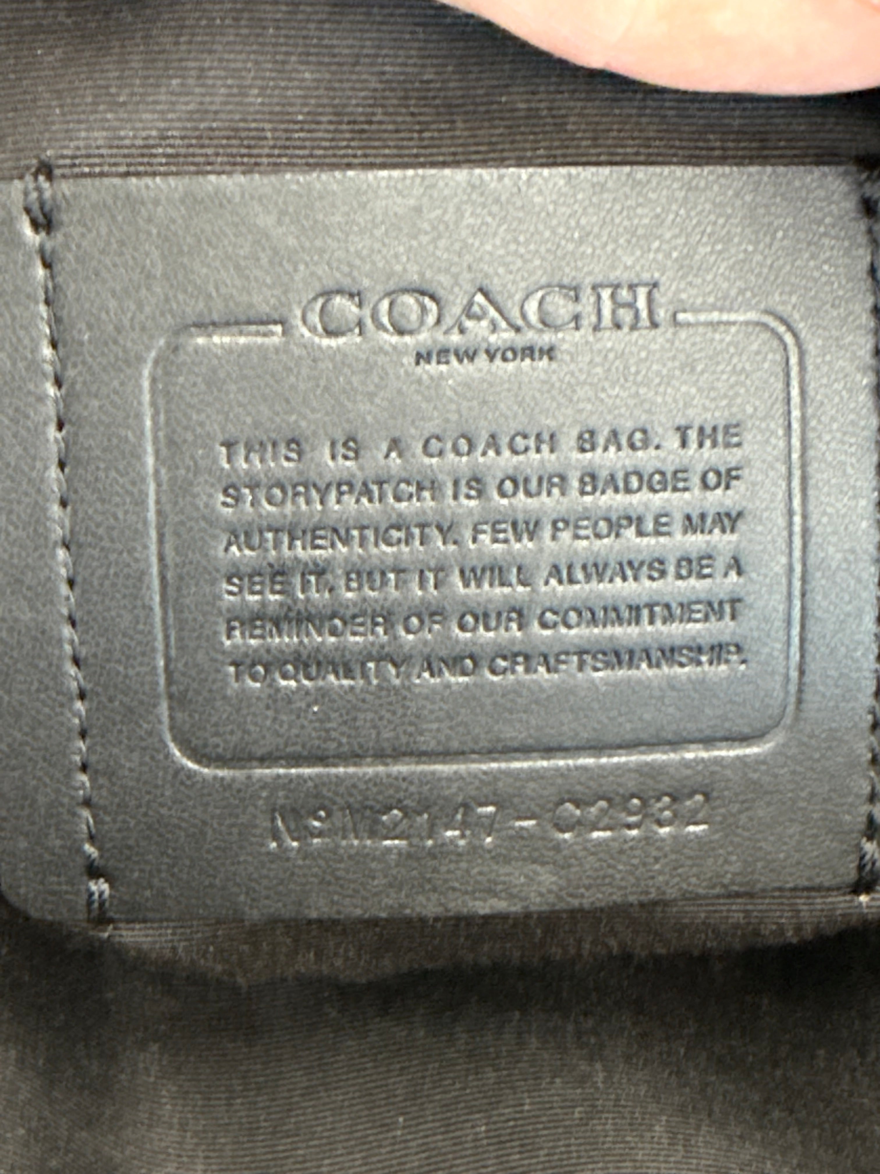 Coach Signature Black Men’s bag