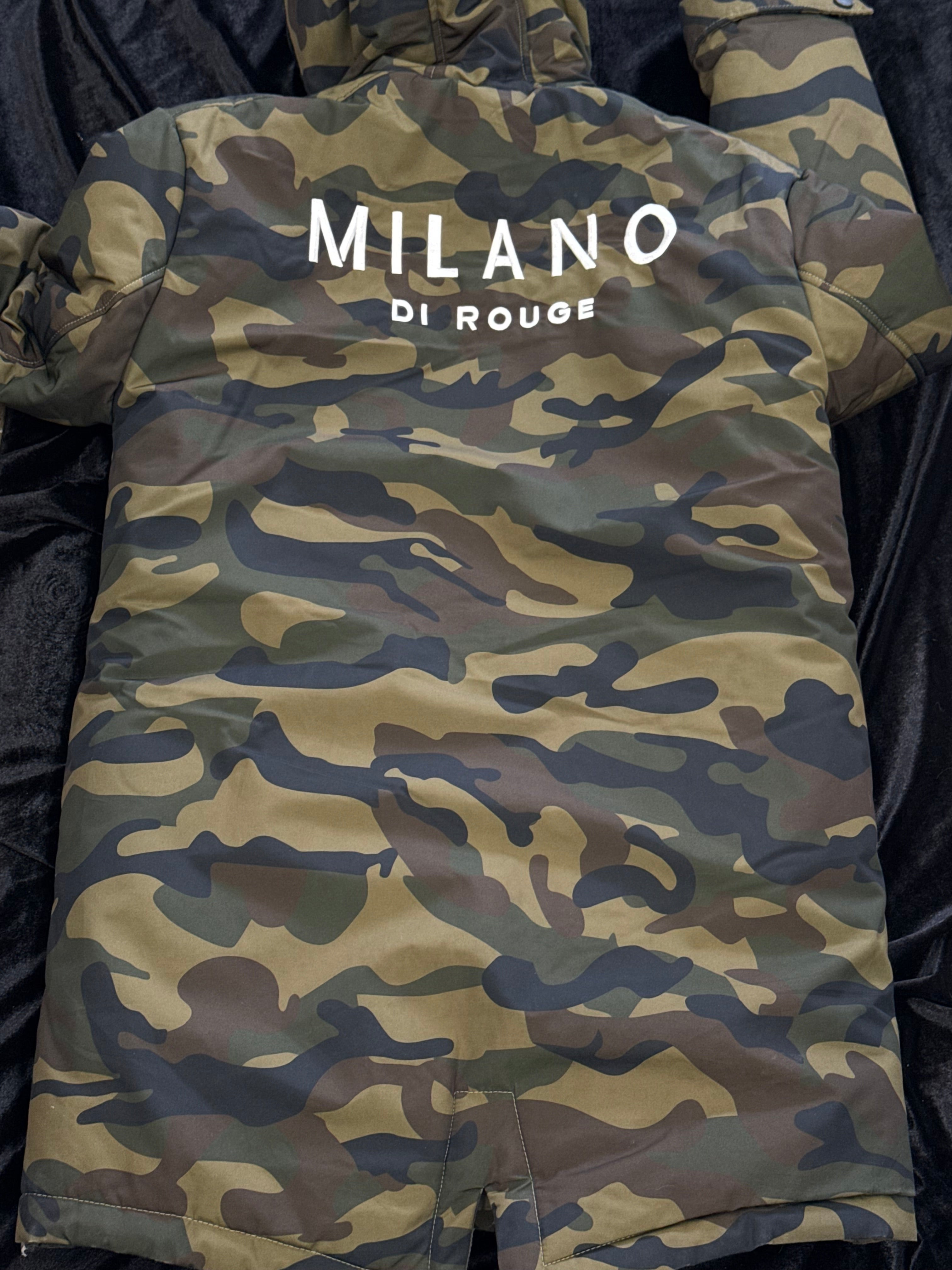 Milano Di Rouge Men’s Green camouflage Jacket