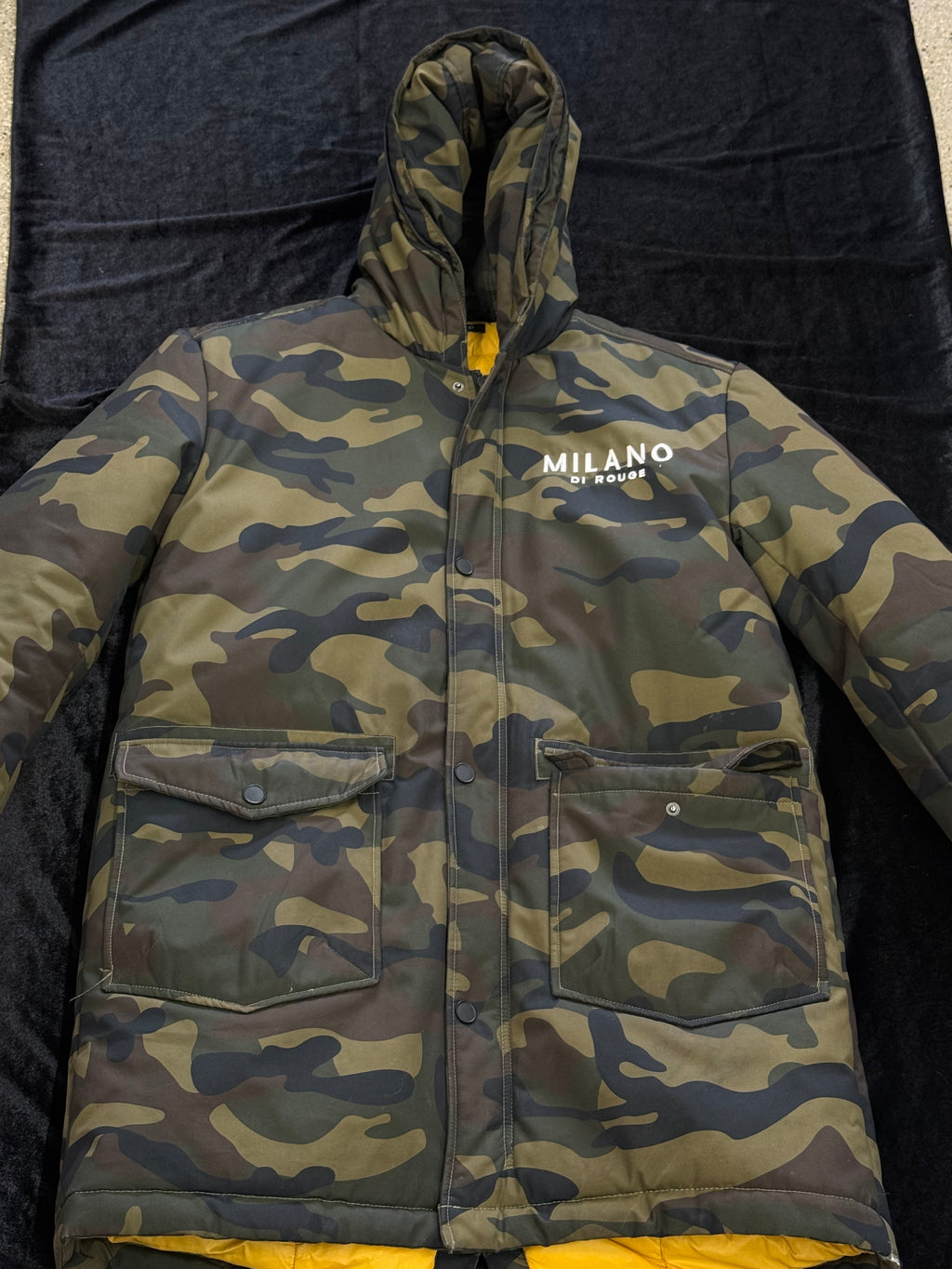 Milano Di Rouge Men’s Green camouflage Jacket