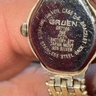 Vintage Gruen Quartz Watch Women Sterling Silver Analog