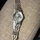 Vintage Gruen Quartz Watch Women Sterling Silver Analog