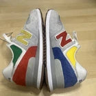 New Balance x Staud 574 Classic Rain Cloud, Size 8 + All Laces