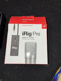 IK Multimedia iRig Pre Mobile XLR Mic Interface iPhone iPad Android Mac