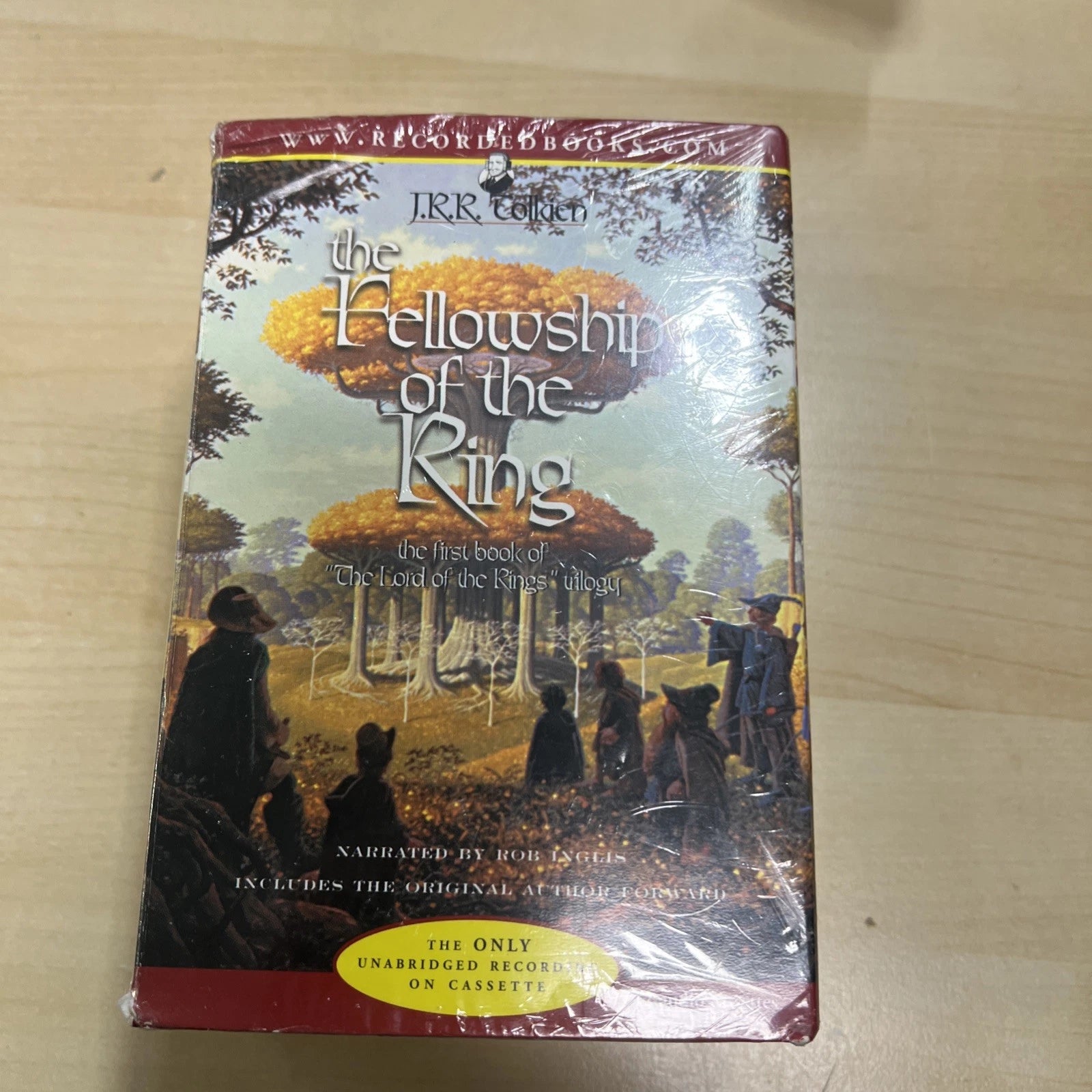 The Fellowship of the Ring Audiobook Cassette JRR Tolkien Unabridged