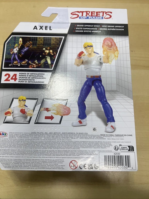 2023 Jakks Pacific 42030 Sega Streets Of Rage Axel Action Figure - NEW UNOPENED