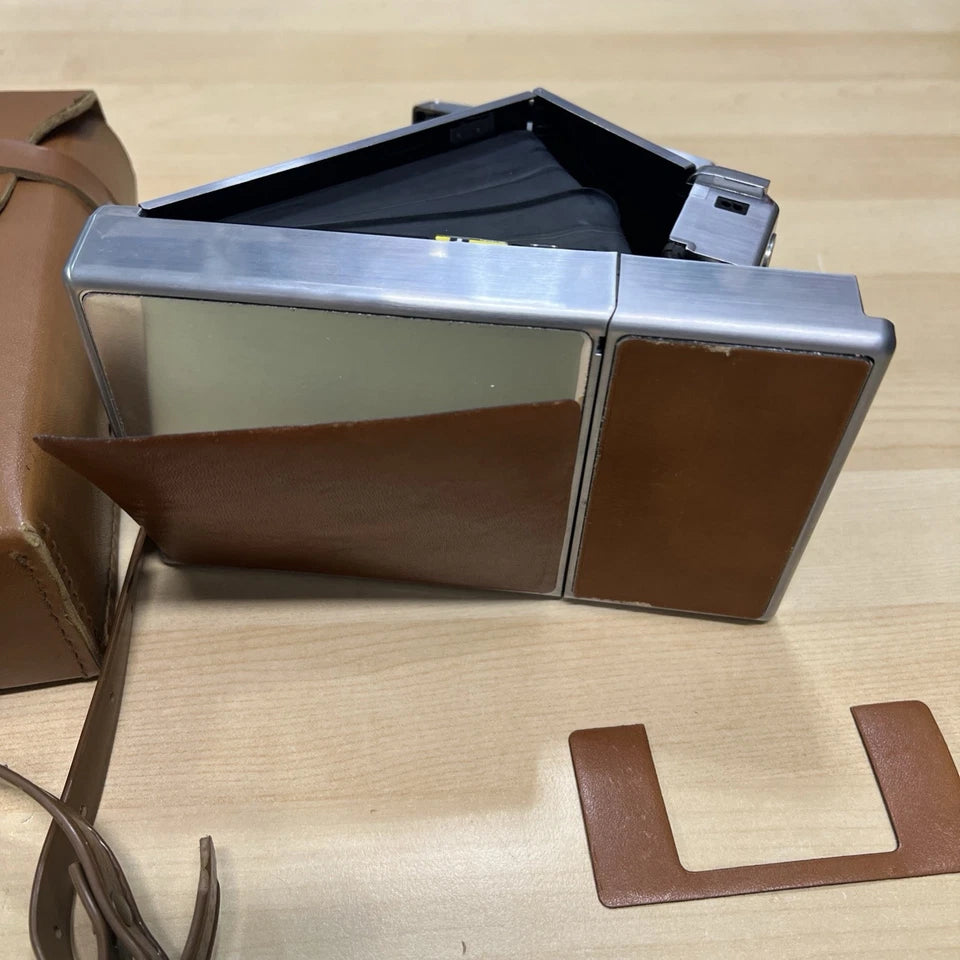 Polaroid SX-70 Alpha 1 Land Camera with Leather Cover – Untested