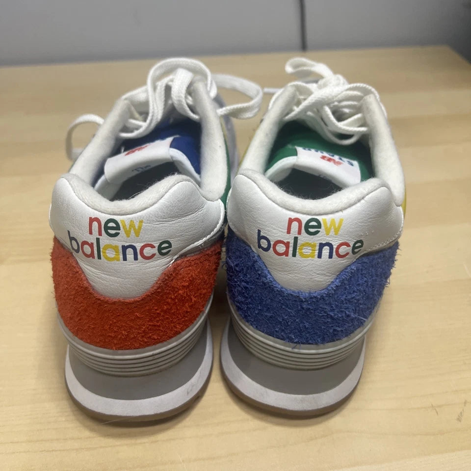 New Balance x Staud 574 Classic Rain Cloud, Size 8 + All Laces