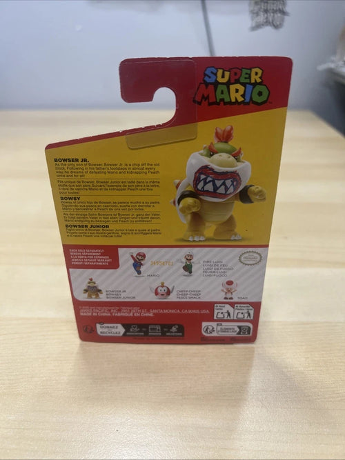 Bowser Jr Super Mario World Nintendo 2.5" action figure Jakks Pacific toy